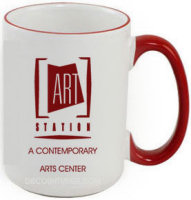 Ceramic Mugs: 15oz Red Halo El Grande Mugs